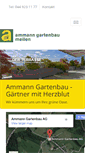 Mobile Screenshot of ammanngartenbau.ch