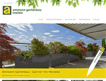 Tablet Screenshot of ammanngartenbau.ch